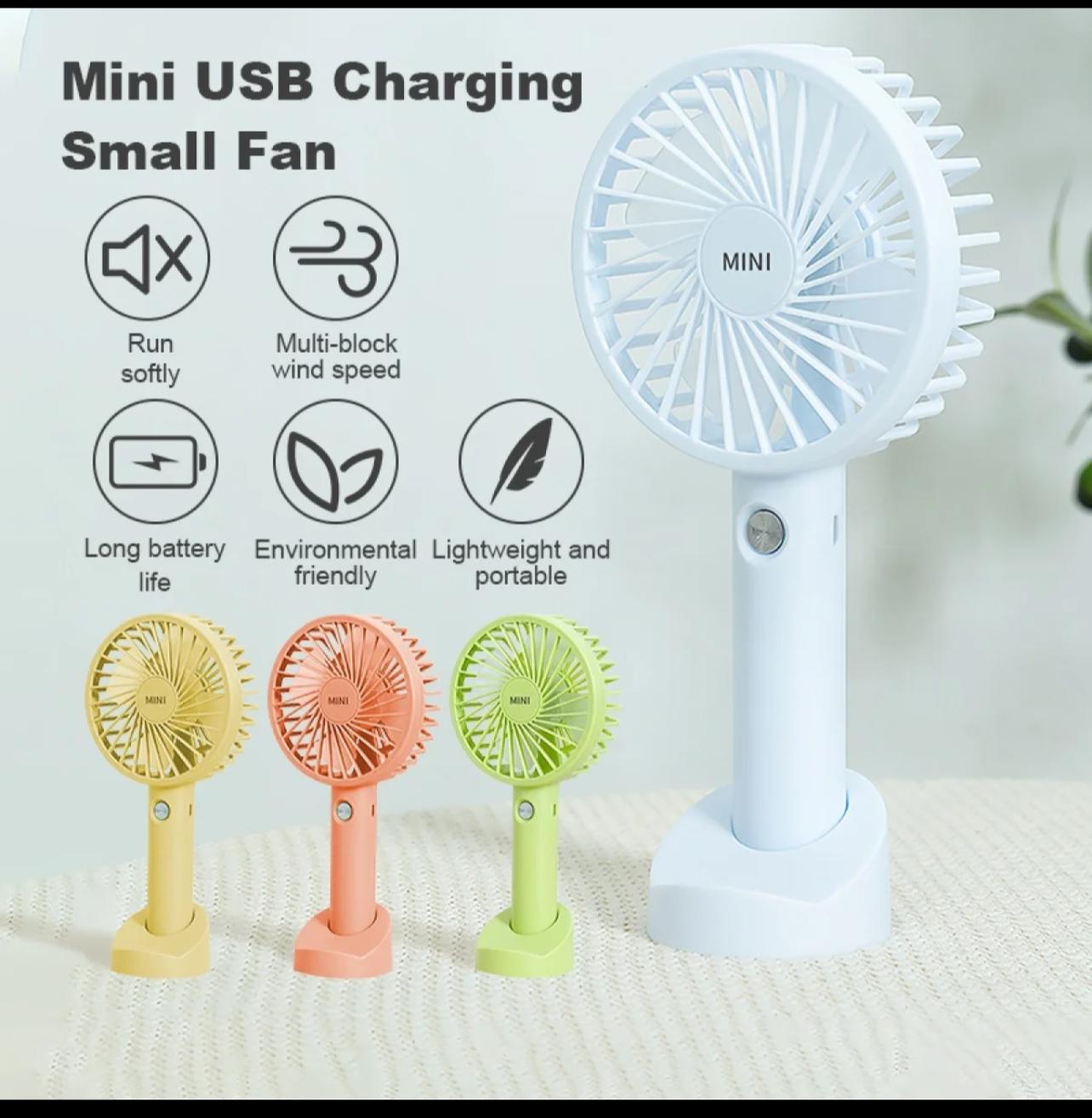 Mini Portable USB Rechargeable Hand Held Air Conditioner Cooler Fan
