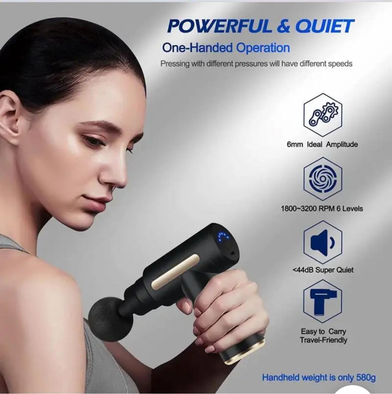 Deep Muscle Fitness Chargeable Massager Leg Deep Vibration Full Body Relaxation Machine for Unisex